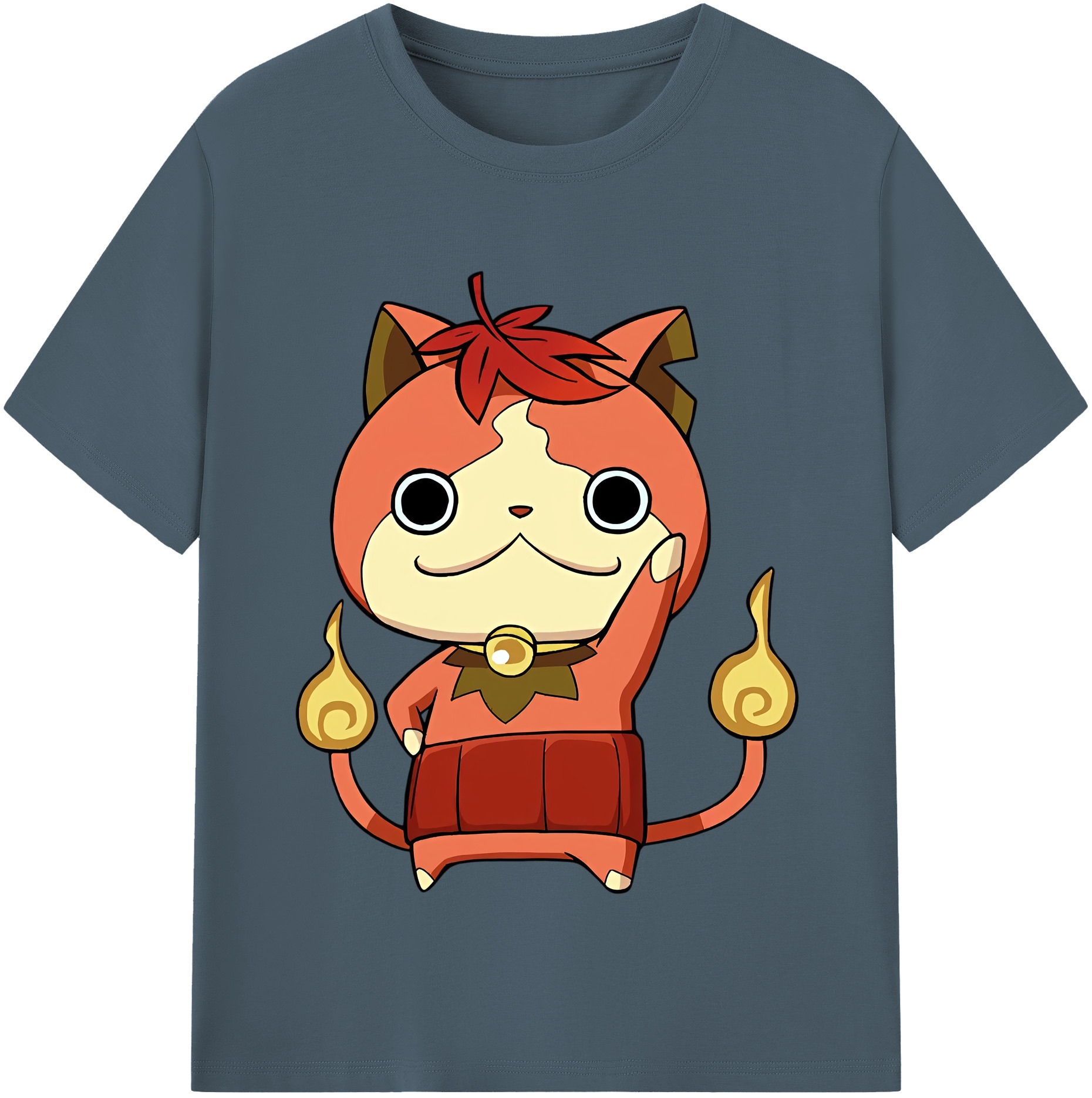 （画像用） 妖怪ウォッチ Yo-kai Watch 綿100％半袖Tシャツ（フロントプリント）